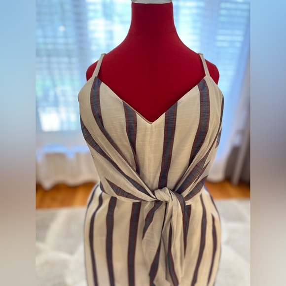 NWT Banana Republic Factory summer dress, tie front, v-neck, size 8 - Picture 17 of 17